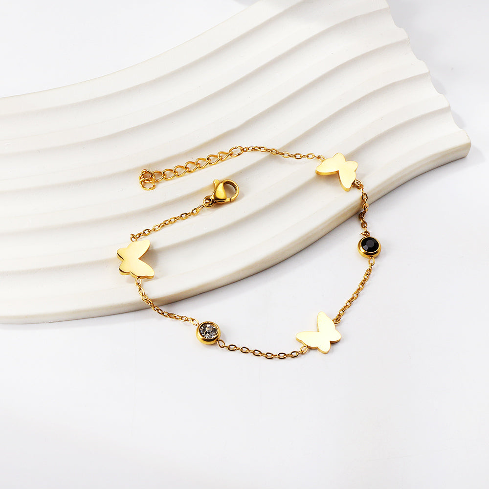 Butterfly Diamond Loose Bracelet