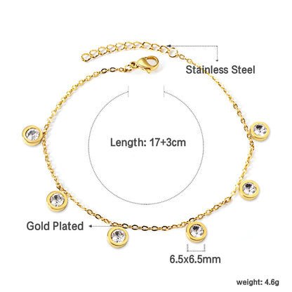 Gold Diamond Loose Bracelet