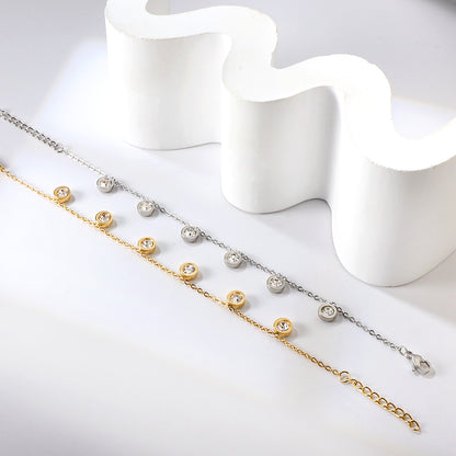 Gold Diamond Loose Bracelet