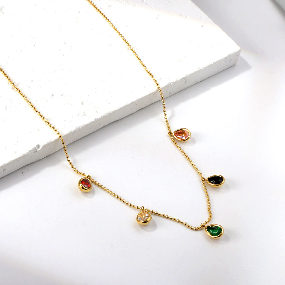 Multicoloured Charms Necklace