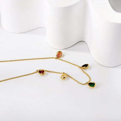 Multicoloured Charms Necklace