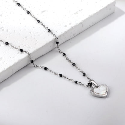 Silver Heart Pendant Necklace