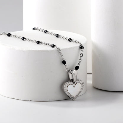 Silver Heart Pendant Necklace