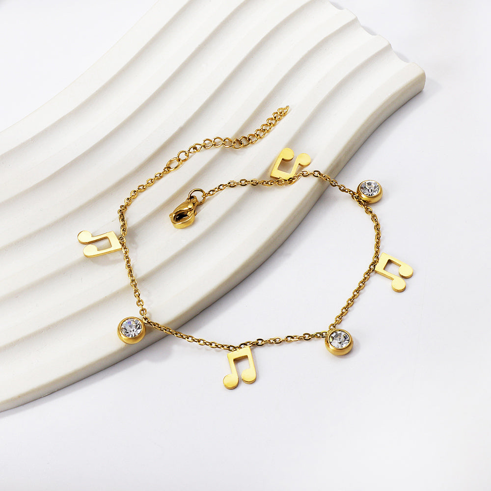 Musical Note Loose Bracelet