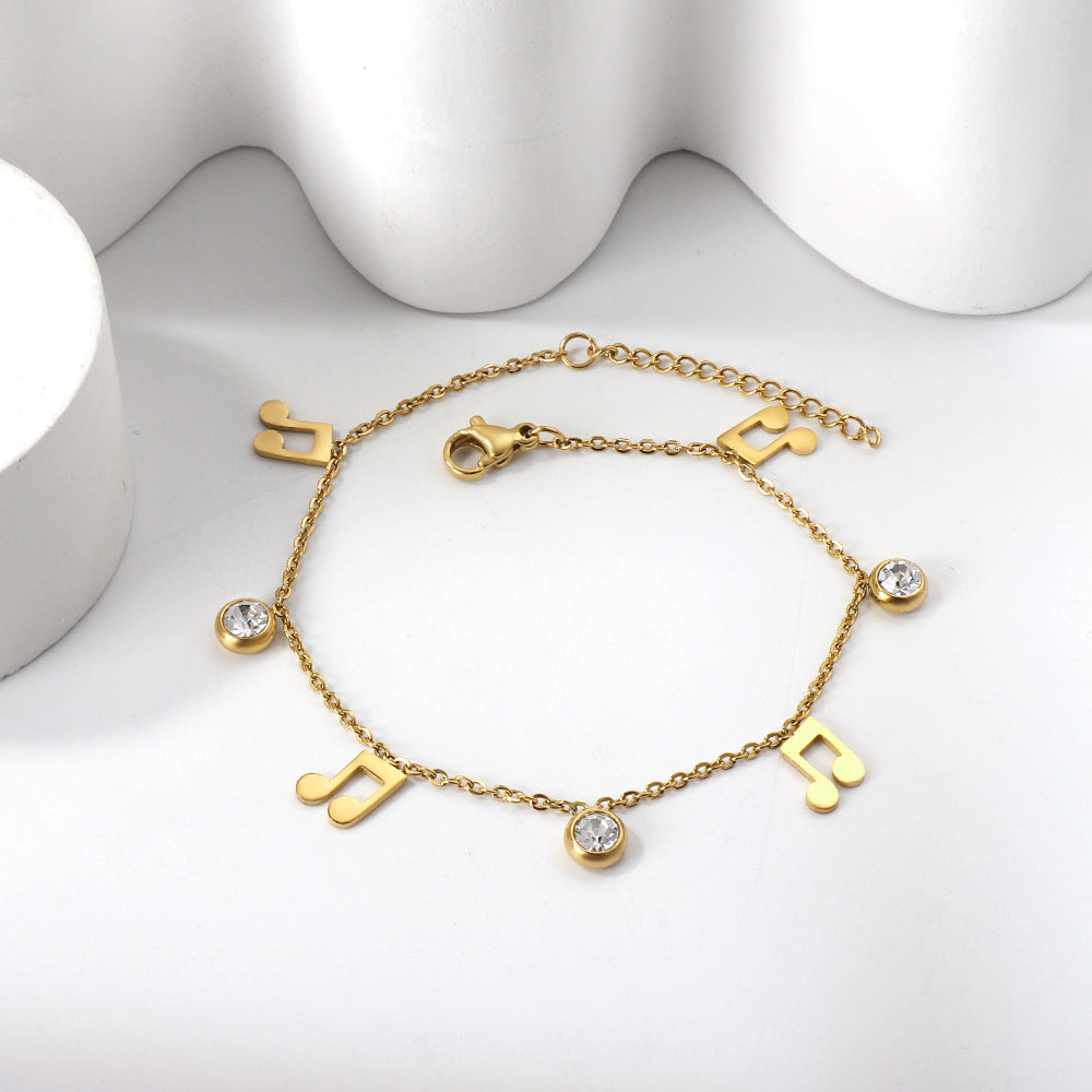 Musical Note Loose Bracelet