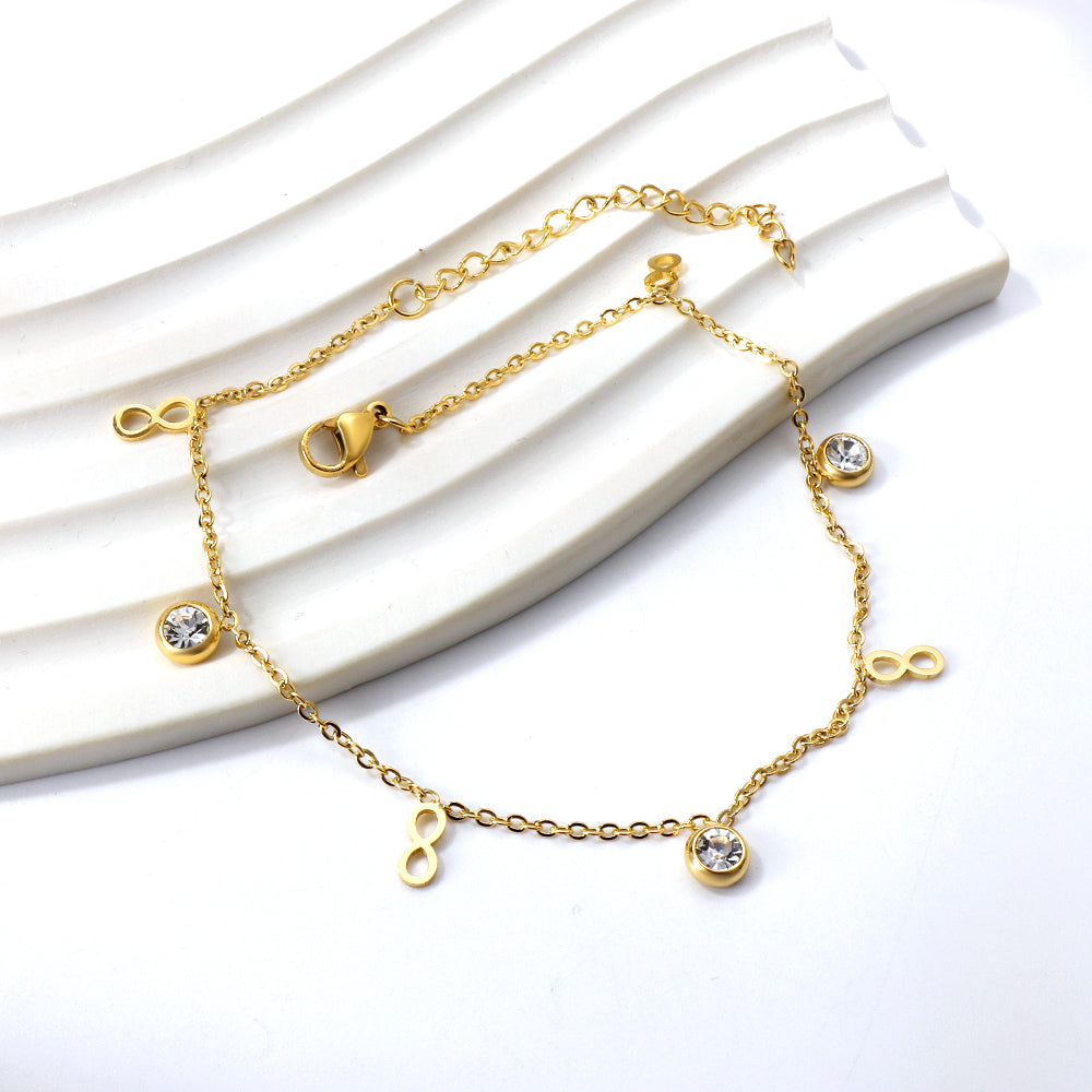 Infinity Diamond Loose Bracelet