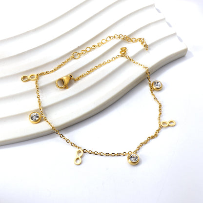 Infinity Diamond Loose Bracelet