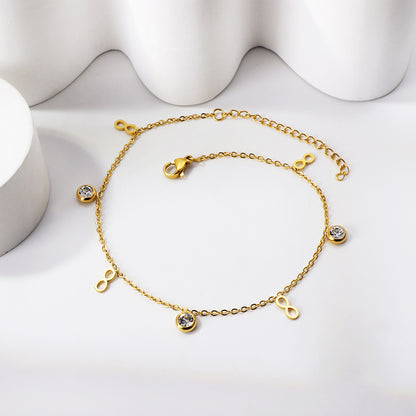 Infinity Diamond Loose Bracelet