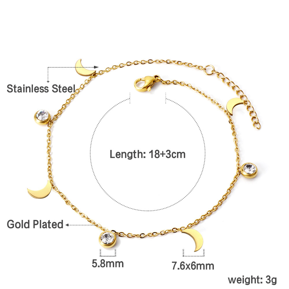 Moon Diamond Loose Bracelet