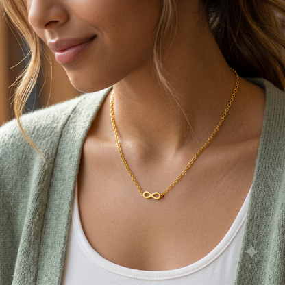Infinity Gold Necklace