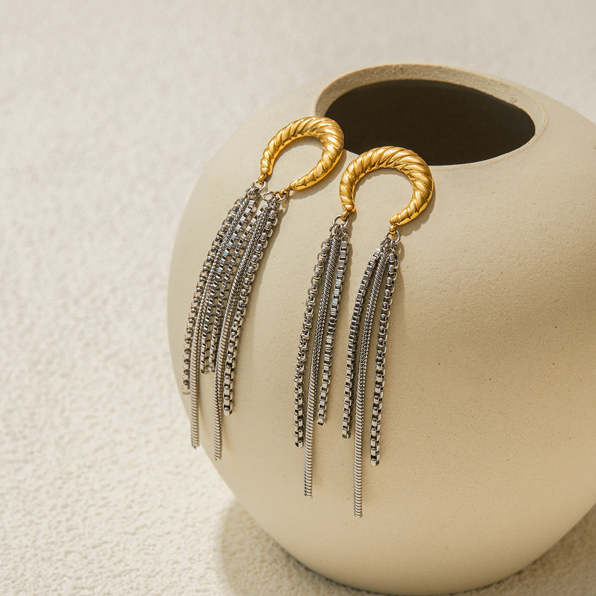 Two Toned Danglers