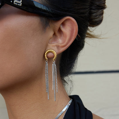 Two Toned Danglers