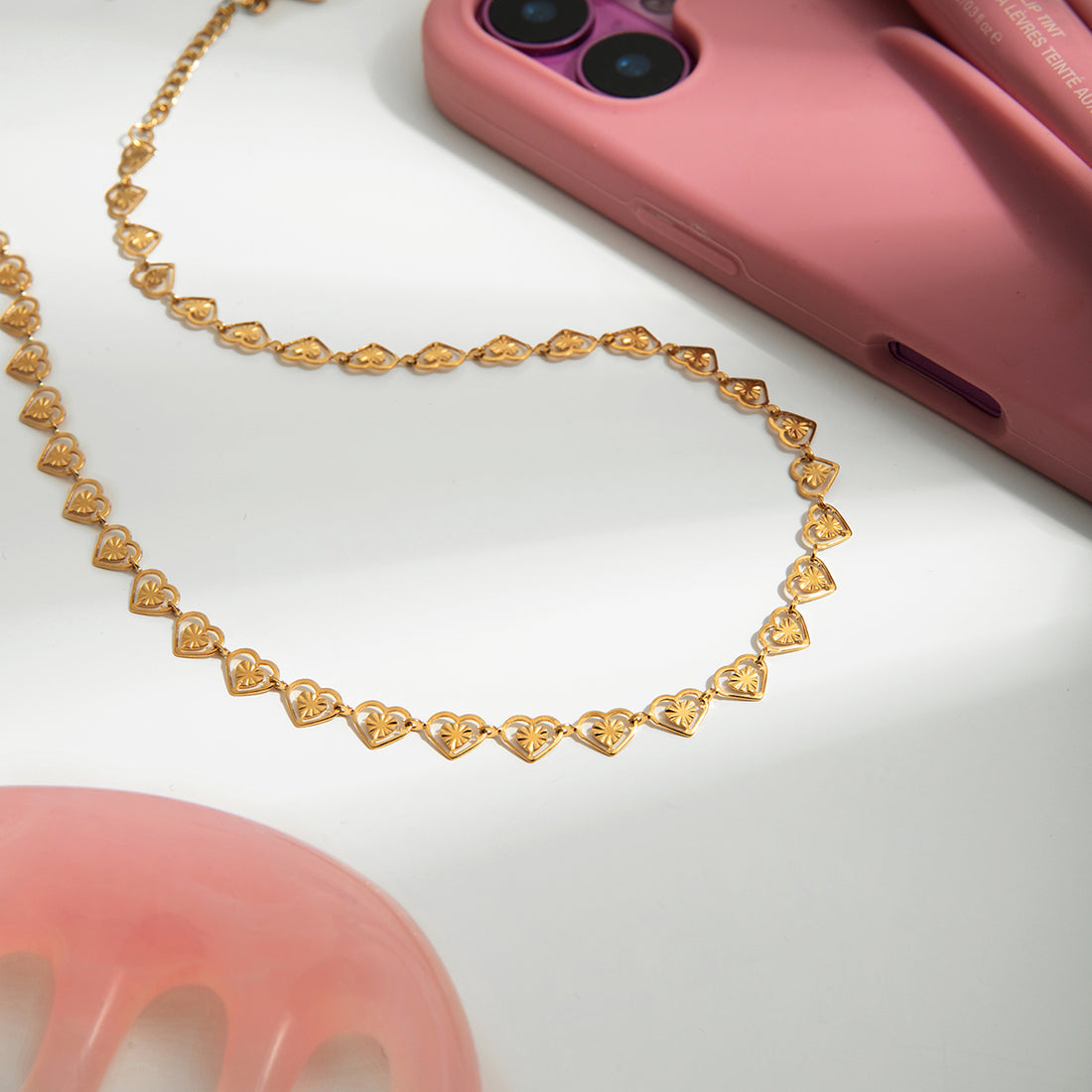 Heart Chain Necklace