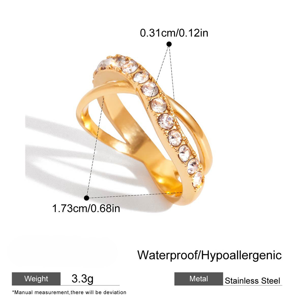 Interlinked Diamond Ring