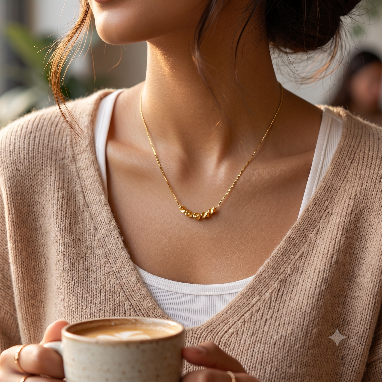 Majestic Twine Gold Necklace